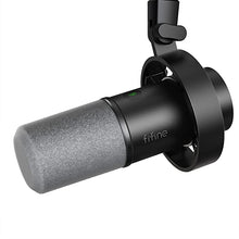 FIFINE K688 USB/XLR DYNAMIC MIC WITH SHOCK MOUNT, TOUCH-MUTE, HEADPHONE JACK, I/O CONTROLS FOR PODCASTING